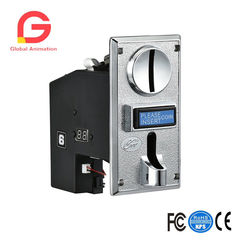 Arcade Vending & Laundry Revenue - CH-924, 4-munt mech-acceptor voor automaat, muntautomaat,