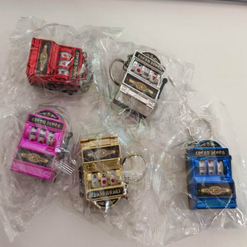Fruit Slot Machine - 10PCS Mini Gokken Slotmachine Sleutelhanger Arcade