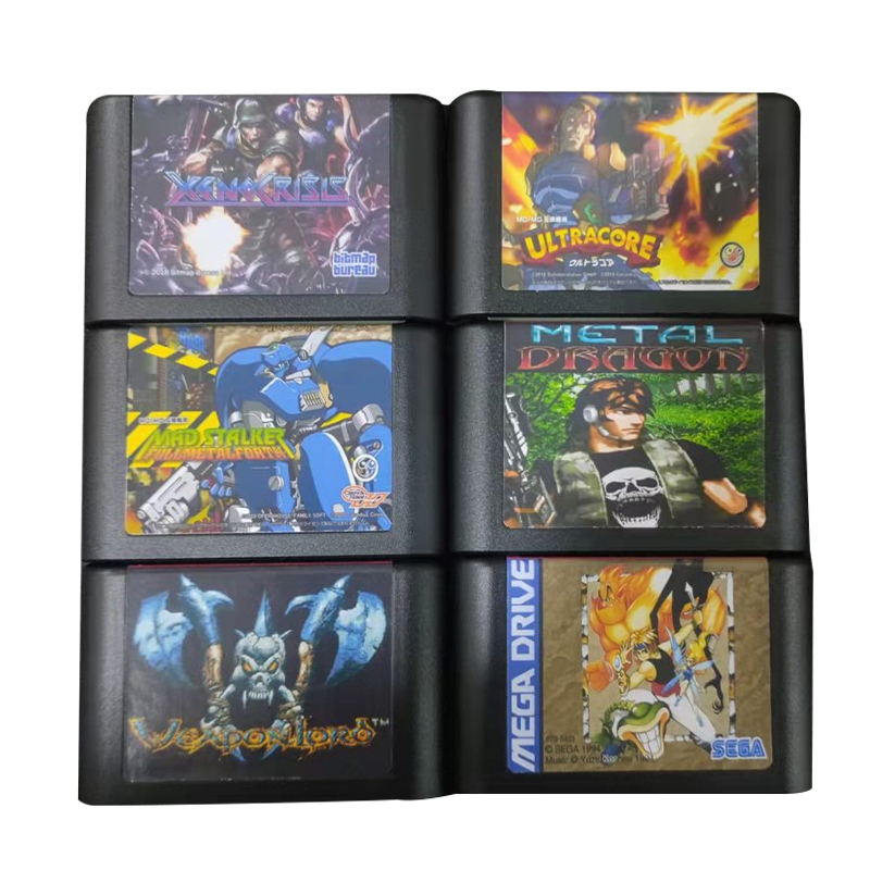 Sega Arcade Coin Pusher - Retro Md Custom Game Card Genesis16