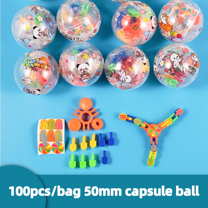 Prize Capsule Toy Machine - 100 stks/zak 50mm capsule bal gemengde