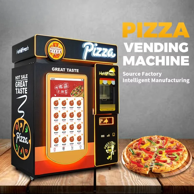 Commercial Vending Machine - YG Aangepaste 24-uurs volautomatische touchscreen pizza-automaat