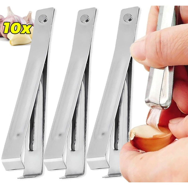 Fruit Slot Machine - 10/1 Stuks Rvs Knoflook Dunschiller Snel