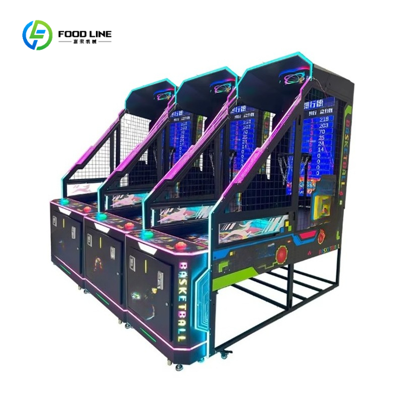 Arcade Game Coin - Commerciële muntbediende basketbalgameautomaat - LCD-scherm arcade