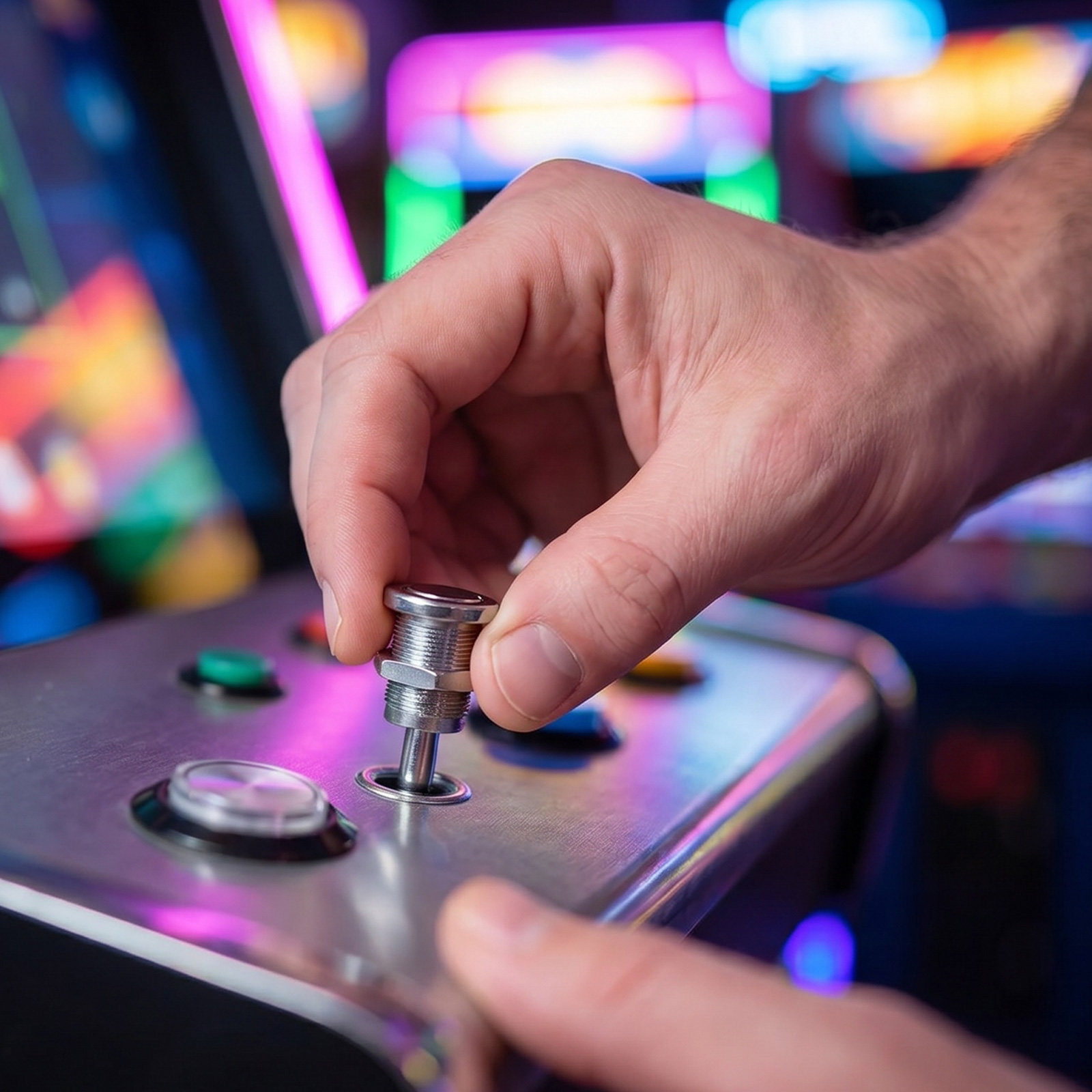 Munt-afstotingsknop voor speel - Arcade Game Coin recensie en prijs