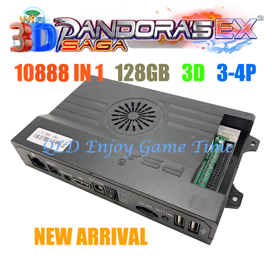 128 GB 3D Pandora Saga EX2 Arc - Trackball Controller Arcade recensie en prijs